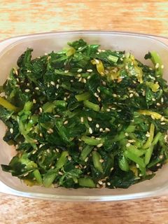 カブの葉の胡麻炒め-レシピのメイン写真