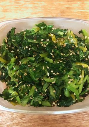 カブの葉の胡麻炒め-レシピのメイン写真