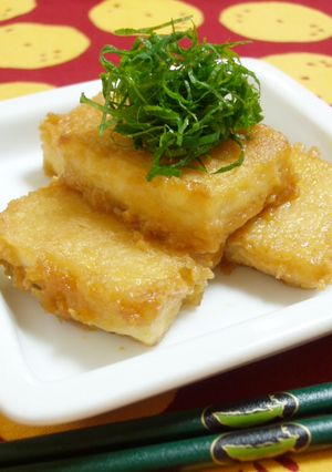 豆腐ソテーの味噌がらめ。-レシピのメイン写真