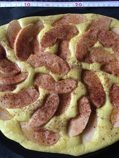 ピザ風アップルシナモンパンケーキ-レシピのメイン写真
