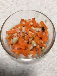 にんじんサラダ(『大豆のマリネ』を使った-レシピのメイン写真