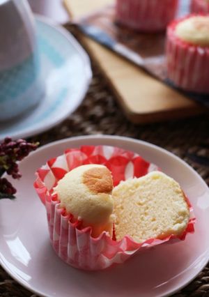 ホットケーキミックスで♡チーズ蒸しケーキ-レシピのメイン写真