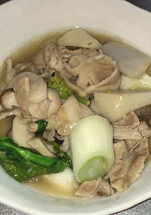 豚バラ肉と里芋の煎り酒煮-レシピのメイン写真