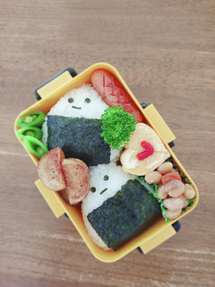 おにぎりのちょいキャラ弁当♪-レシピのメイン写真