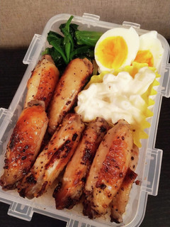 お弁当(2/17)手羽中焼き-レシピのメイン写真