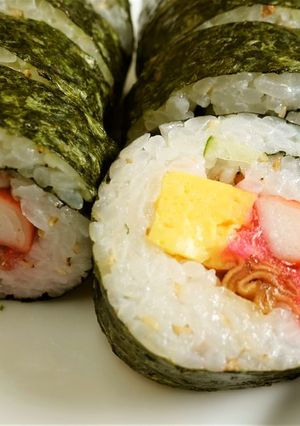 日本産干瓢の具だくさん恵方巻-レシピのメイン写真