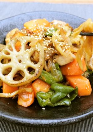 ゆで干し大根の根菜炒め-レシピのメイン写真