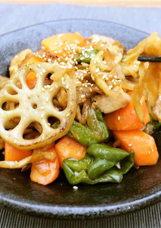 ゆで干し大根の根菜炒め-レシピのメイン写真