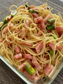 残り物で✩アスパラベーコンの和風パスタ♡-レシピのメイン写真