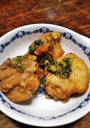 鶏胸肉の酢醤油ネギタレ-レシピのメイン写真