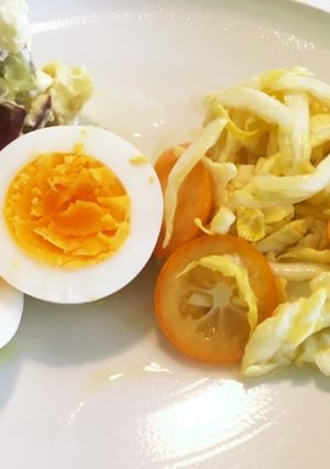 金柑と白菜のサラダ　朝ごはん-レシピのメイン写真