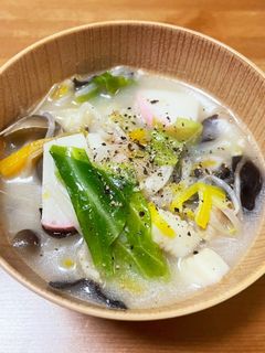 具だくさんのちゃんぽんスープ-レシピのメイン写真