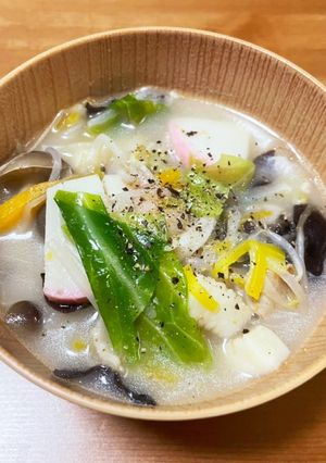 具だくさんのちゃんぽんスープ-レシピのメイン写真