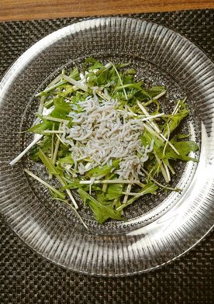 ヨウサマの減塩水菜としらすのサラダ-レシピのメイン写真