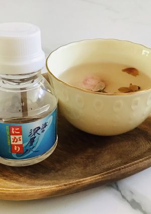 飲み物ににがりを入れて、便秘解消！-レシピのメイン写真