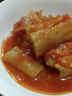 鶏肉とごぼうのトマト煮-レシピのメイン写真