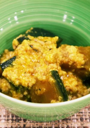 かぼちゃの鶏そぼろ煮-レシピのメイン写真