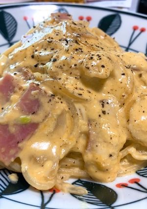 生クリームととろけるチーズのカルボナーラ-レシピのメイン写真