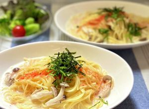水から！ワンパン☆あかりのクリームパスタ-レシピのメイン写真