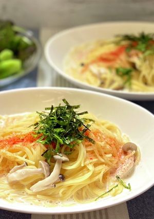 水から！ワンパン☆あかりのクリームパスタ-レシピのメイン写真