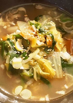 白菜のカレー中華スープ-レシピのメイン写真