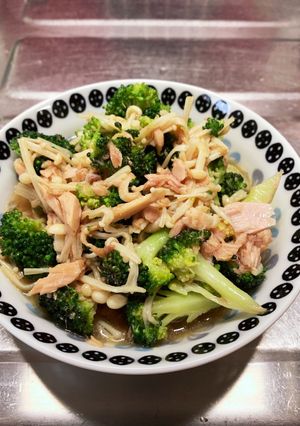 ブロッコリーとえのき、ツナの甘酢和え-レシピのメイン写真