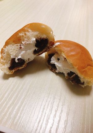 5秒で！生クリームあんぱん-レシピのメイン写真