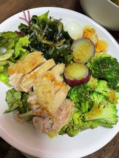 蒸し野菜と蒸し鶏のサラダ-レシピのメイン写真
