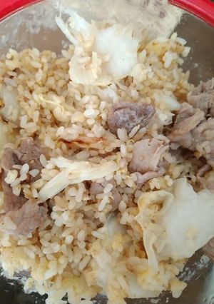 適当②豚白菜卵チャーハン-レシピのメイン写真