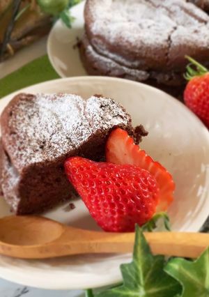 チョコスフレケーキ-レシピのメイン写真