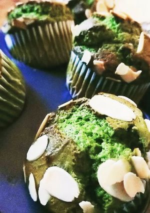 チョコっと米粉の抹茶マフィン-レシピのメイン写真