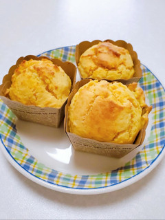 ヘルシー☆豆腐とにんじんのカップケーキ-レシピのメイン写真