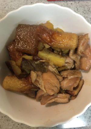 テバトロと根野菜の煮物-レシピのメイン写真