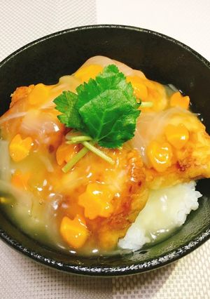 ビン長マグロの竜田焼き（あんかけ丼）-レシピのメイン写真