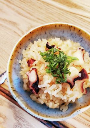 炊飯器まかせ★コツいらず絶品タコ飯！-レシピのメイン写真