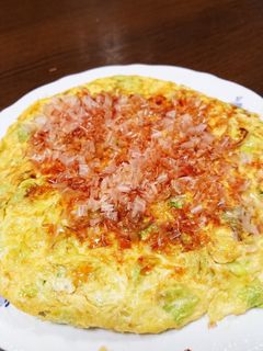 ダイエット☆おかか香る春キャベツの卵焼き-レシピのメイン写真