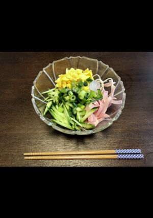時短5分☆冷やし中華風そうめん-レシピのメイン写真