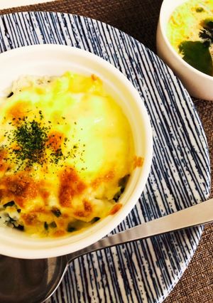 のびーるダブルチーズ×こめ油deドリア風-レシピのメイン写真