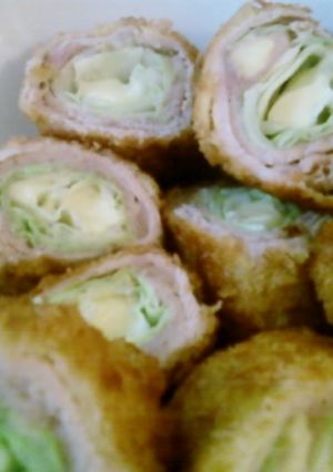 チーズとキャベツのロール豚カツ-レシピのメイン写真