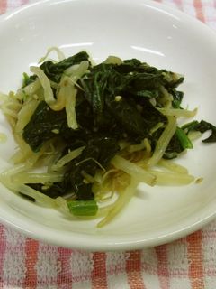 【保育園の給食】ほうれん草のナムル-レシピのメイン写真