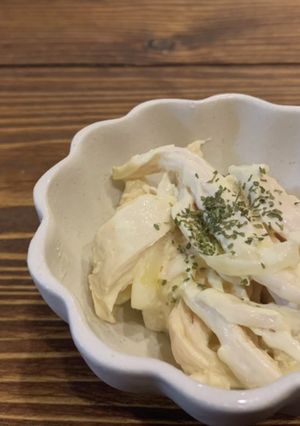 新玉ねぎと鶏むね肉の柚子胡椒サラダ-レシピのメイン写真