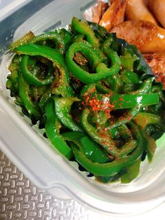 すぐ完成!ご飯に合うピーマンの醤油炒め*-レシピのメイン写真