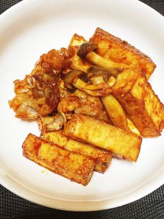 厚揚げと豚バラ肉の味噌炒め-レシピのメイン写真