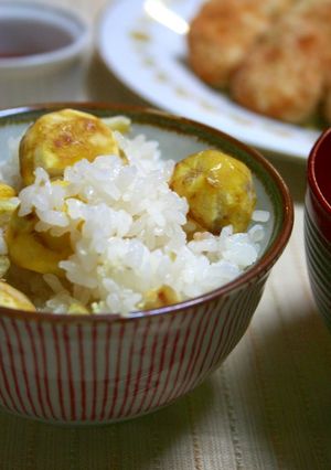 ほくほく栗ごはん-レシピのメイン写真