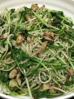 椎茸と水菜の青じそジェノベーゼ風パスタ-レシピのメイン写真
