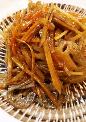 根菜の金平-レシピのメイン写真