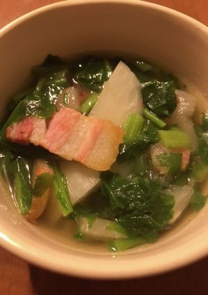 かぶとパンチェッタのスープ-レシピのメイン写真