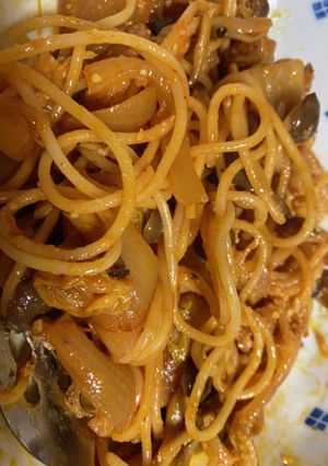 白菜でカサ増しナポリタン-レシピのメイン写真