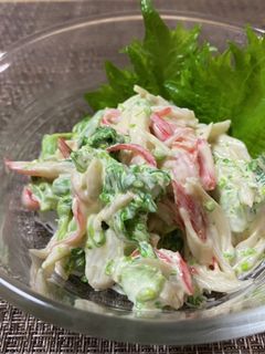 菜の花とカニカマのマヨネーズ和え-レシピのメイン写真