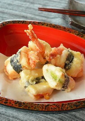 海老とアボカド パプリカのはんぺん挟み揚げ♪-レシピのメイン写真